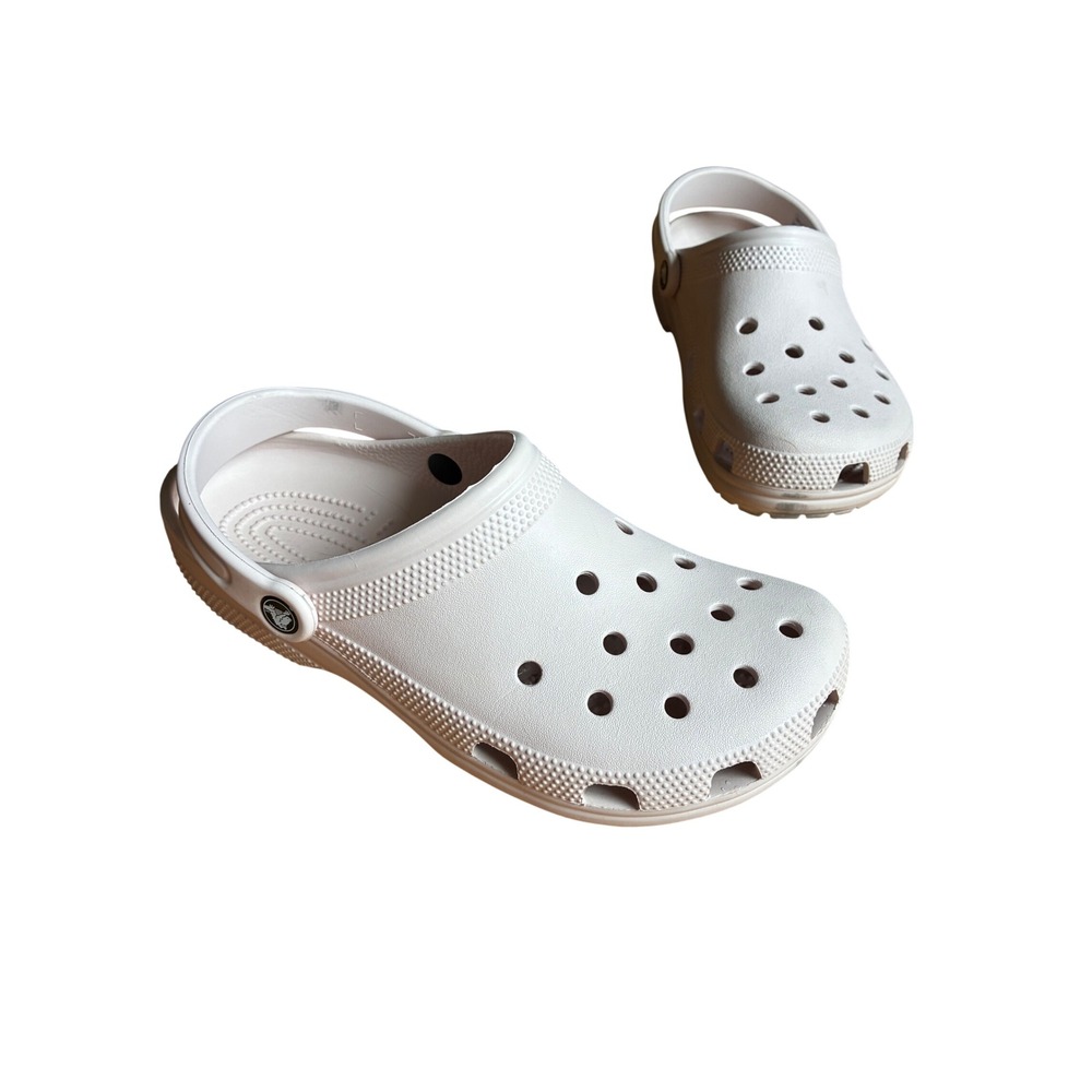 Crocs Classic Clog Pale Pink Mens 8 Womens 10 Slip On Shoes Nursing Comfort